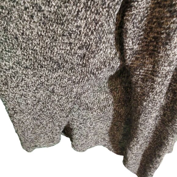 Eileen Fisher Linen Long Sleeve Open Front Cardigan Sweater Black/White Sz 3x - Picture 2 of 7